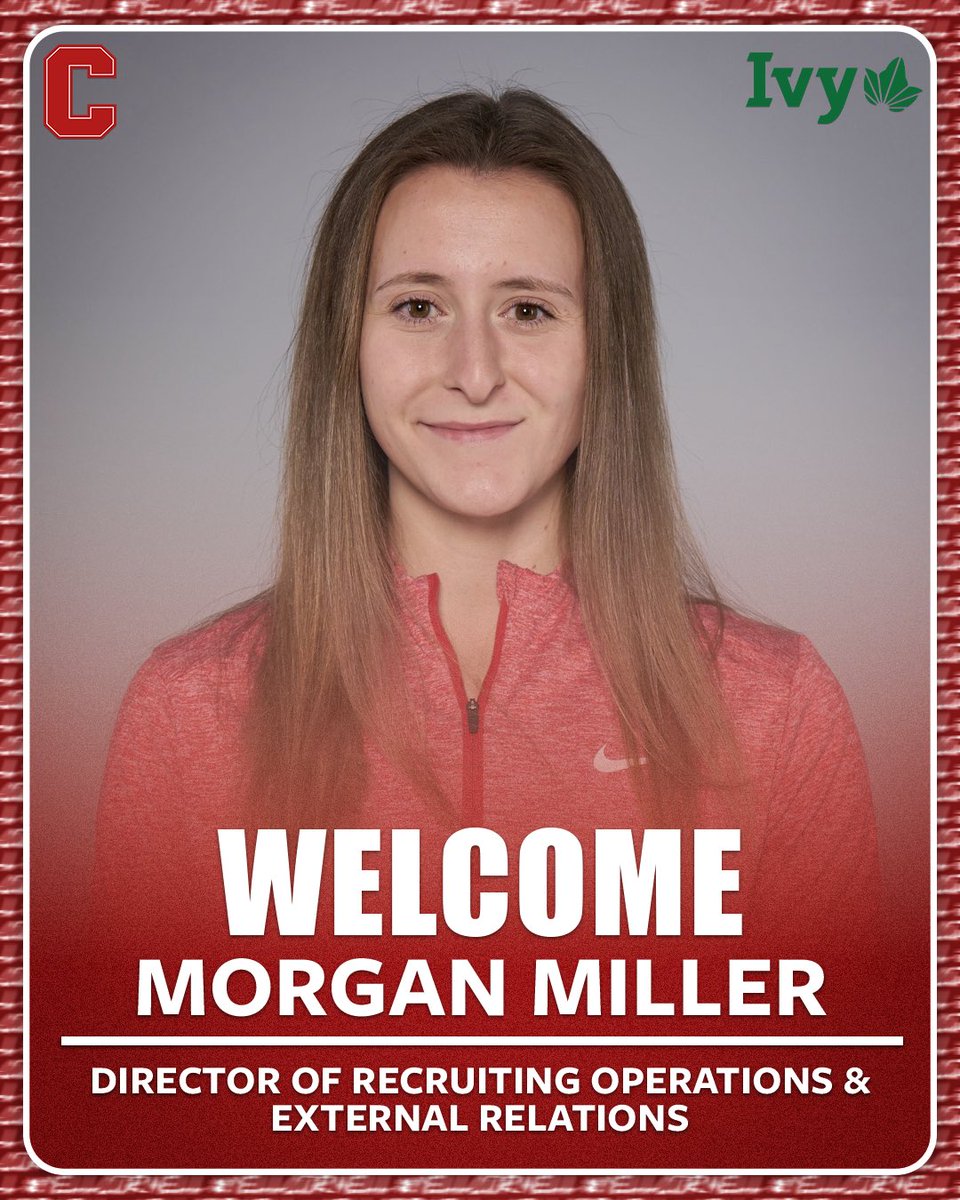 Newest addition to the staff 👊

Welcome, <a href="/M_E_Miller/">Morgan Miller</a> 

#YellCornell