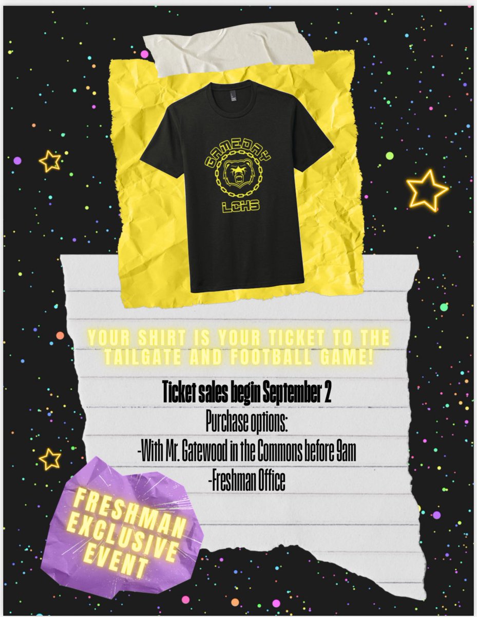 LC Freshmen School (@freshmanlc) on Twitter photo The big Freshman event is here!!! The 2025 Freshman Tailgate is next Friday! New Exclusive Game Day shirts will be here and ready to purchase next Tuesday! Donβt miss out!!!!! π»π₯<a href="/LCHSAthletics/">LCHSAthletics</a> <a href="/LCHSBears/">Lawrence Central</a> <a href="/ltgoodnews/">LT Schools</a> <a href="/lcbearsguidance/">LC Guidance</a> The big Freshman event is here!!! The 2025 Freshman Tailgate is next Friday! New Exclusive Game Day shirts will be here and ready to purchase next Tuesday! Donβt miss out!!!!! π»π₯<a href="/LCHSAthletics/">LCHSAthletics</a> <a href="/LCHSBears/">Lawrence Central</a> <a href="/ltgoodnews/">LT Schools</a> <a href="/lcbearsguidance/">LC Guidance</a>