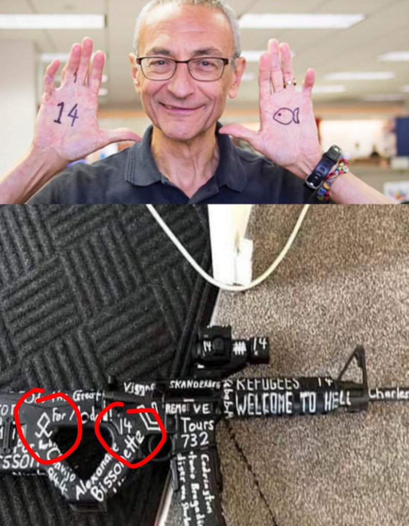 The Catholic school shooter had writing all over his weapon and it immediately reminded me of the Christchurch shooting. The shooter also had the same style writing all over it.

Remember where John Podesta was?

John Podesta was in New Zealand days before the Christchurch mass