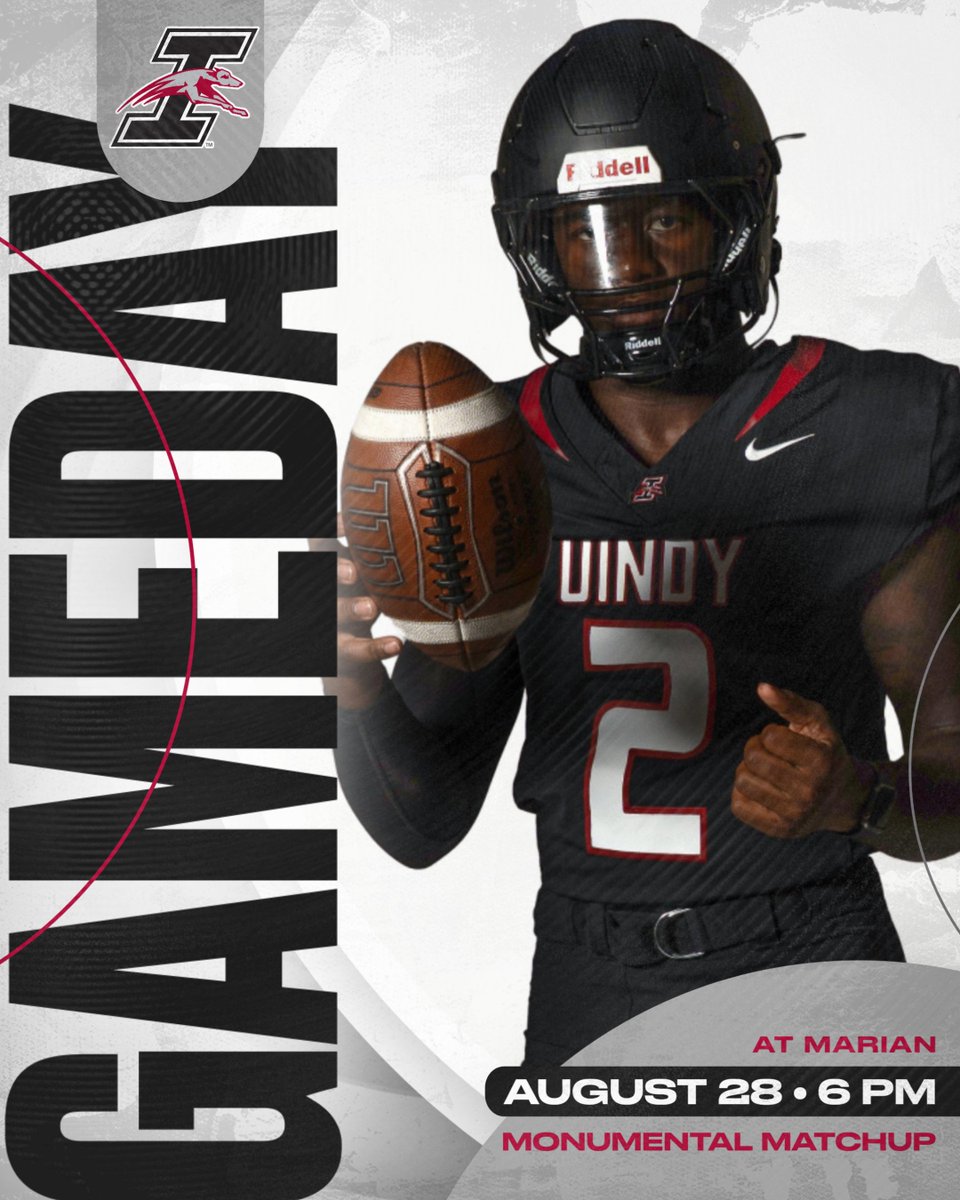 Football season is finally here!

#MonumentalMatchup | #TogetherWeWin

📍 Marian University
🆚 Knights
⏰ 6 PM
📺 bit.ly/469Jrdb
📊 bit.ly/4nobagj
📻 bit.ly/4ebesyx
