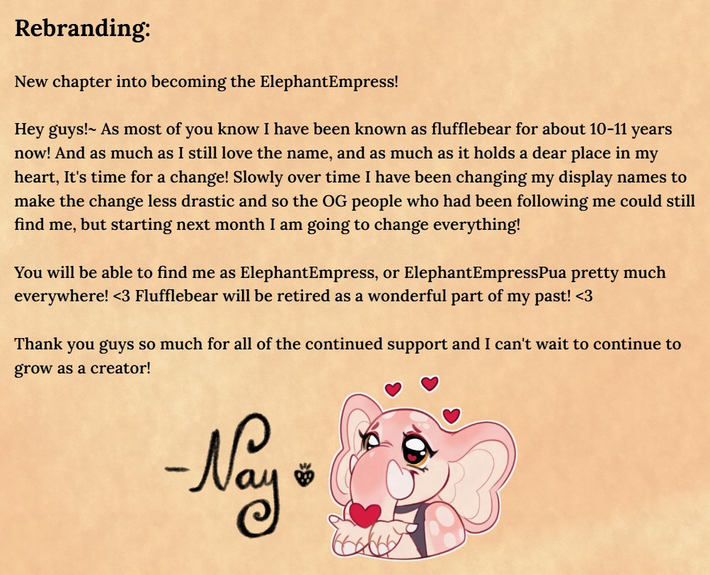NEW USERNAME! 🍓🐘👑