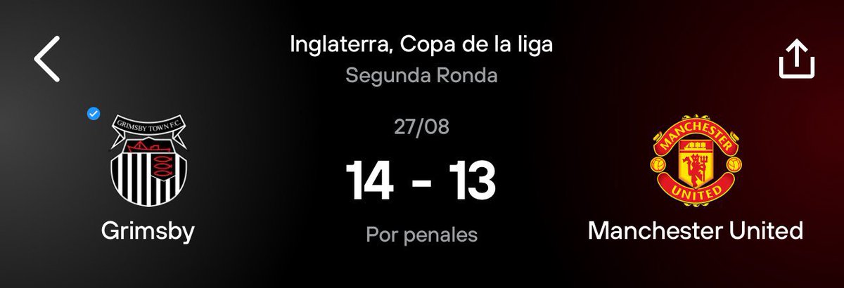 El United NO ha podido ganar al Grimsby Town😳