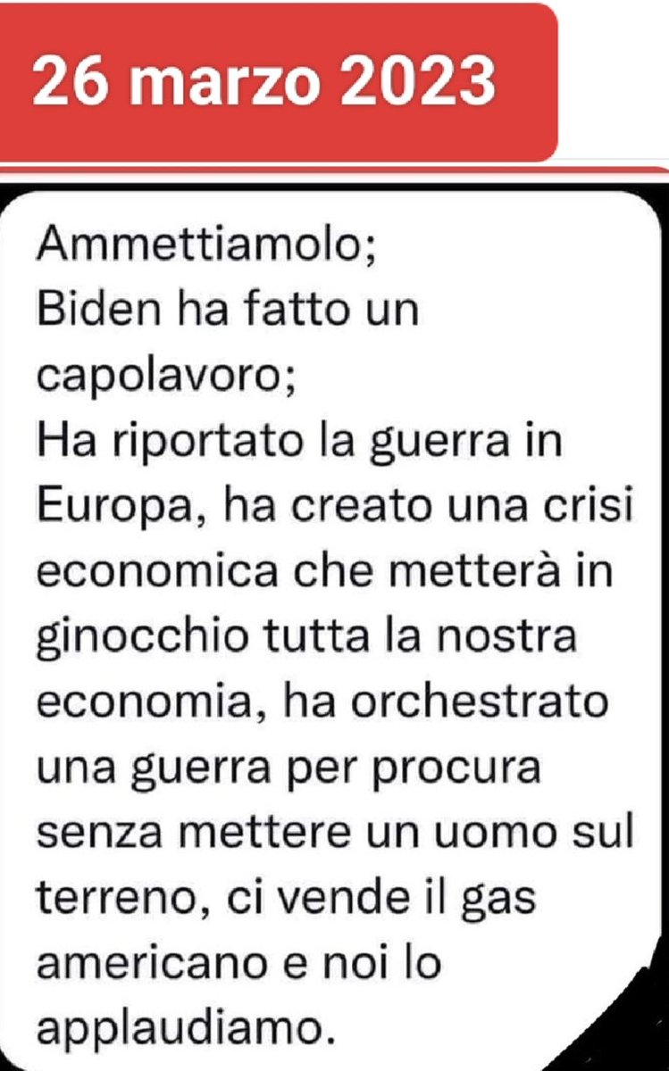 Il 26 marzo 2023 avevo postato questo.
Vorrei avere 1€ per ogni insulto che ho ricevuto.
Adesso chi mi aveva insultato dovrebbe scusarsi.