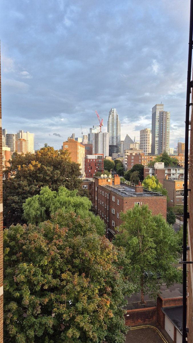 We were treated to some amazing views across Hoxton West as we visited residents to deliver our latest newsletter