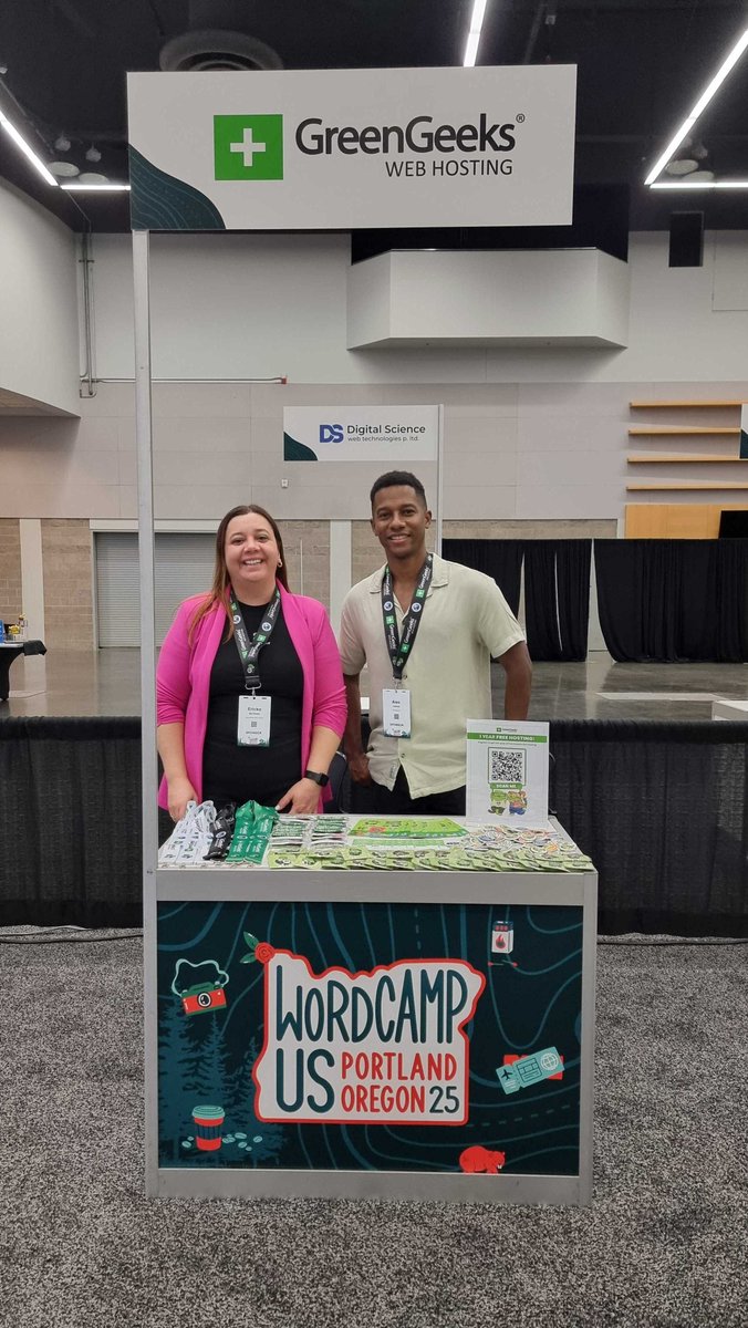 goGreenGeeks's tweet image. Hey Portland! GreenGeeks is having a blast at #WCUS! Be sure to swing by our booth and meet our awesome team!
#WordCamp #WordPress