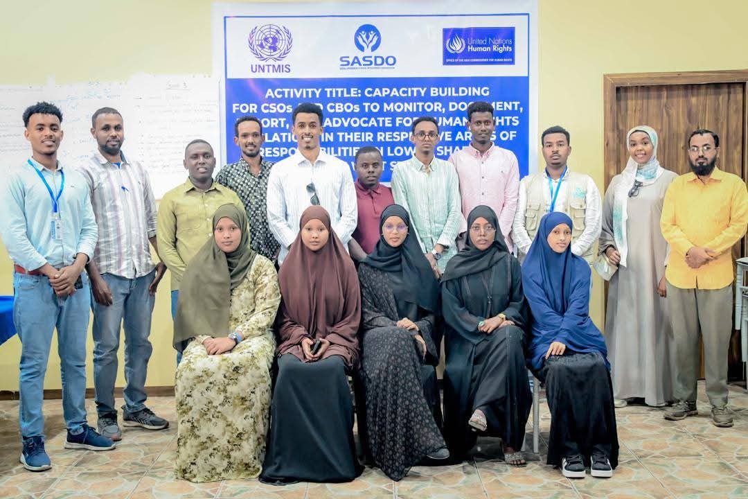 kalkalhuman's tweet image. Our team in Benadir joined a three-day workshop in Afgooye District with CSOs and CBOs from Lower Shabelle to strengthen skills in monitoring, documenting, and advocating against human rights violations.

Together, we are building stronger, justice-driven communities.

#SASDO…