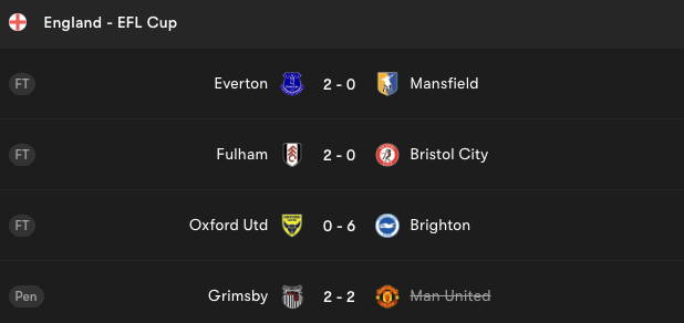 Ze hebben United gewoon geschrapt