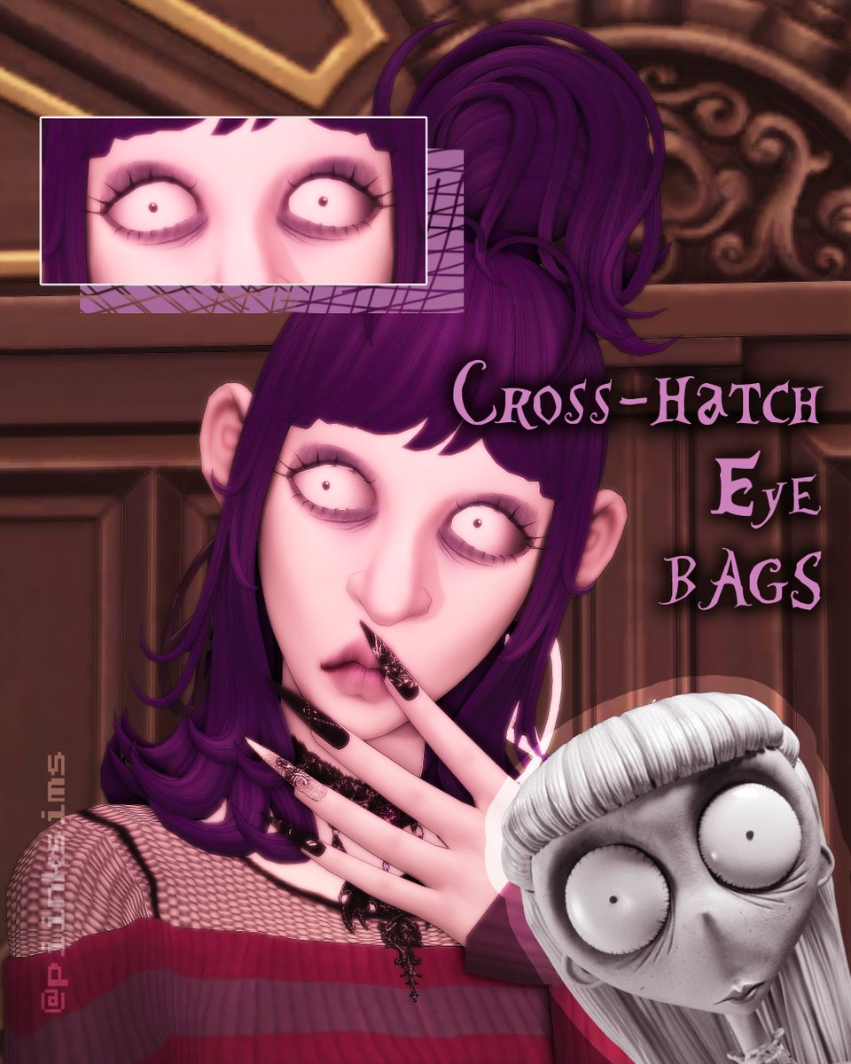 piinksims's tweet photo. preview for a lil set I made for my Frankenweenie girlies since fall is approaching 🕸‧₊˚ it'll be on my patreon September 1st! #ts4 https://t.co/AtowVIqupc