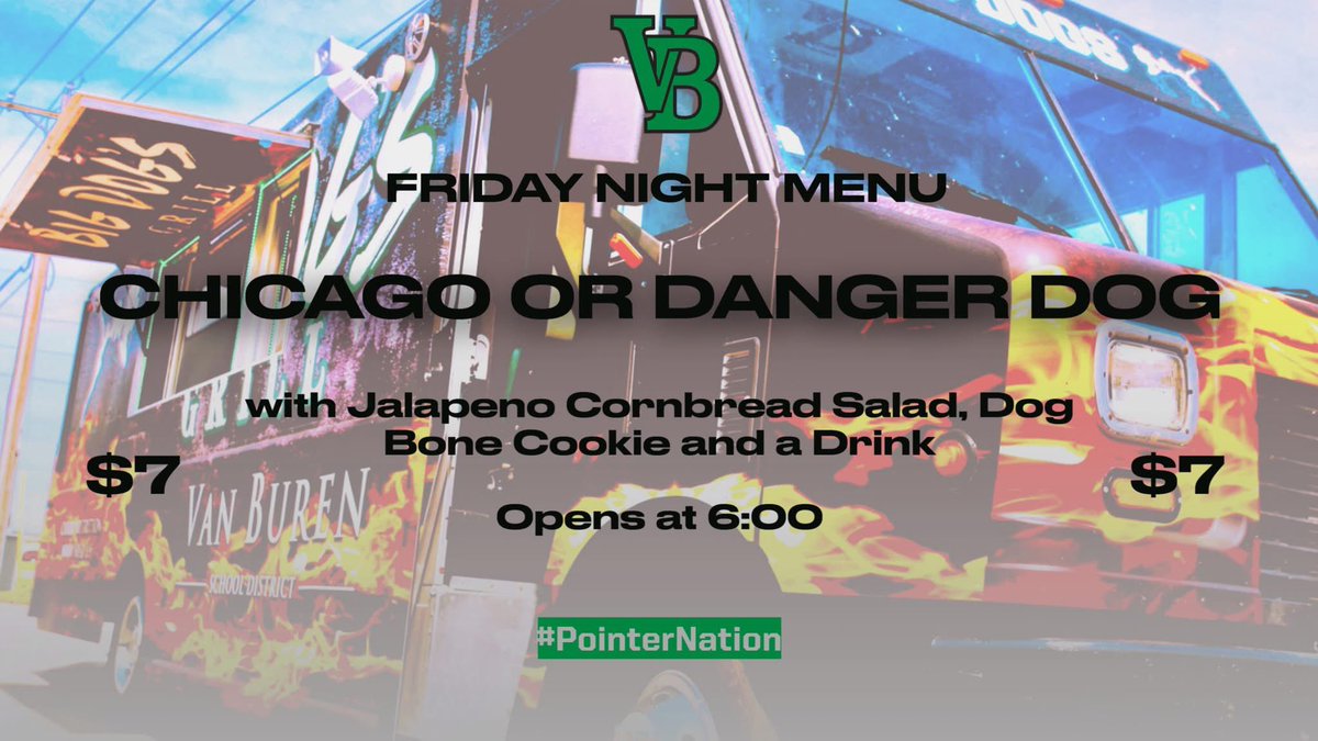 VBSDPointers's tweet photo. It’s almost here…Battle of the Bone! 🦴 Friday night we take on Alma, and there’s no better place to start the season than under the lights at Blakemore Field. Please be sure to check out the stadium information graphic and the game-day details below! https://t.co/I3VENOto5W