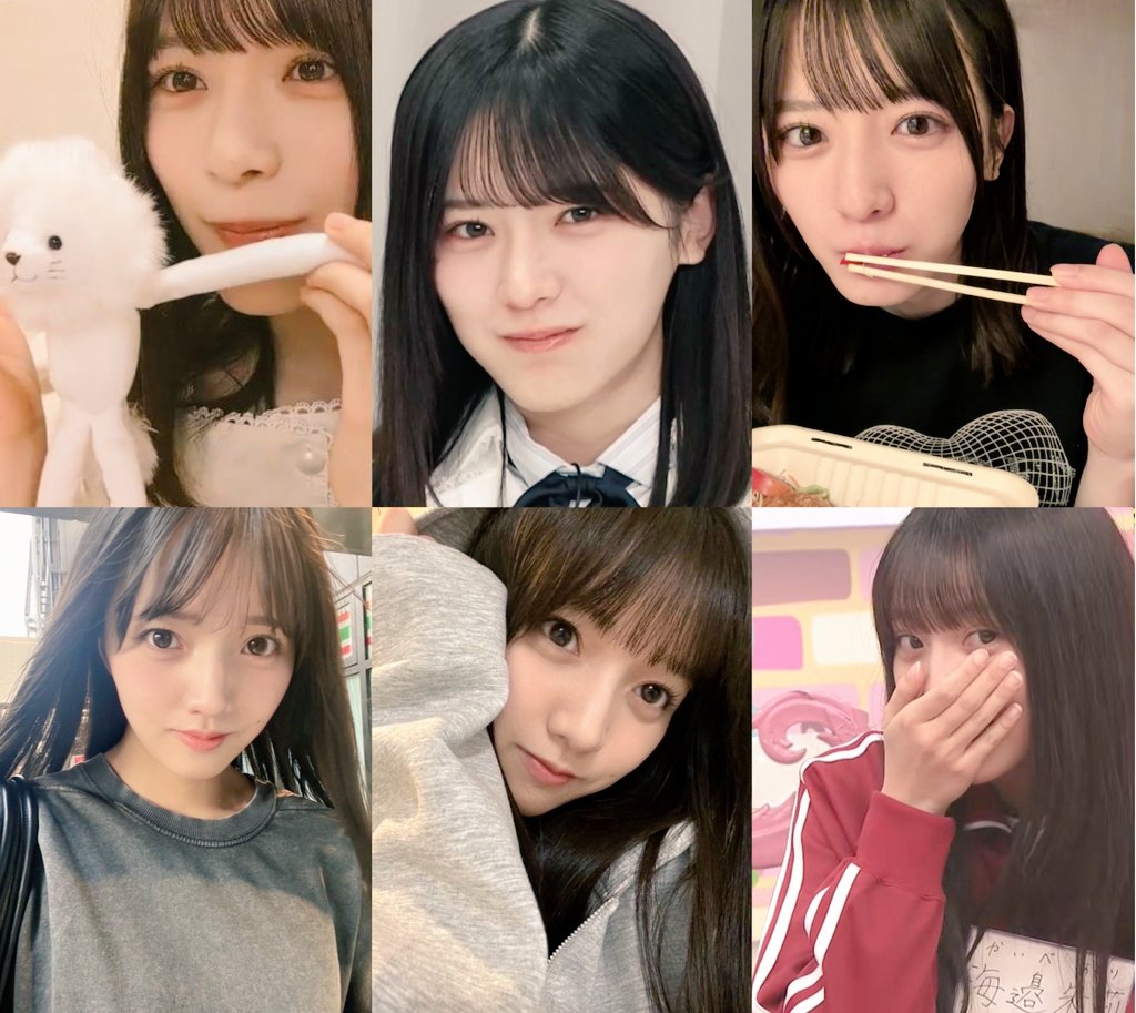 ６　期　生　の　推　し　🤍💛　❤💙
お２人の可愛すぎるお顔が大好き🫣

これは乃木坂の美人担当確定です☹️☹️
#大越ひなの 🍵　#海邊朱莉 🌊