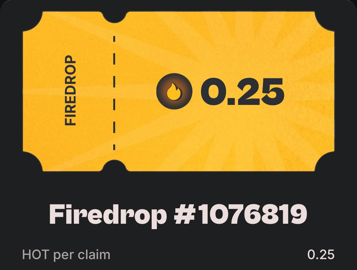 Gokui.eth 🦸⚡ ⚔️ (@gokui_eth) on Twitter photo Day 10 Of Posting <a href="/hotdao_/">HOT Protocol 🔥</a> Firedrop For My X Community Until Tge 🔥
0.25 $HOT Each ~
(FCFS)
🔗 Claim here- app.hot-labs.org/link?claim-f77…
🏠 Join the Village- app.hot-labs.org/link?7709015-v…
⚡ Be quick before it’s gone! ⚡
#HOT #Firedrop #CryptoAirdrop #Web3 Day 10 Of Posting <a href="/hotdao_/">HOT Protocol 🔥</a> Firedrop For My X Community Until Tge 🔥
0.25 $HOT Each ~
(FCFS)
🔗 Claim here- app.hot-labs.org/link?claim-f77…
🏠 Join the Village- app.hot-labs.org/link?7709015-v…
⚡ Be quick before it’s gone! ⚡
#HOT #Firedrop #CryptoAirdrop #Web3