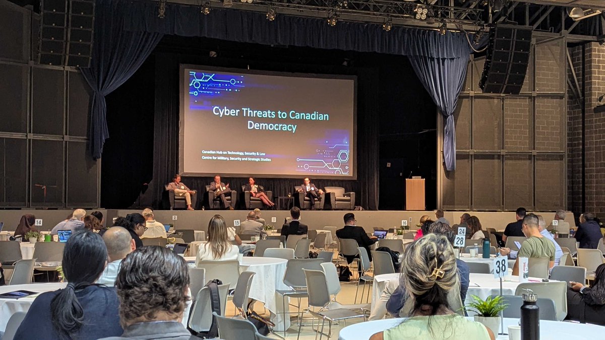 Great conversations at the Cyber Threats to Canadian Democracy Conference yesterday at the University of Calgary.

#DataSovereignty #SecureCommunications #CyberThreats #CanadianSecurity