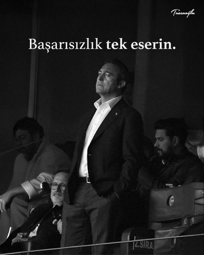 Başarısızlık tek eserin.
#AliKoçİstifa