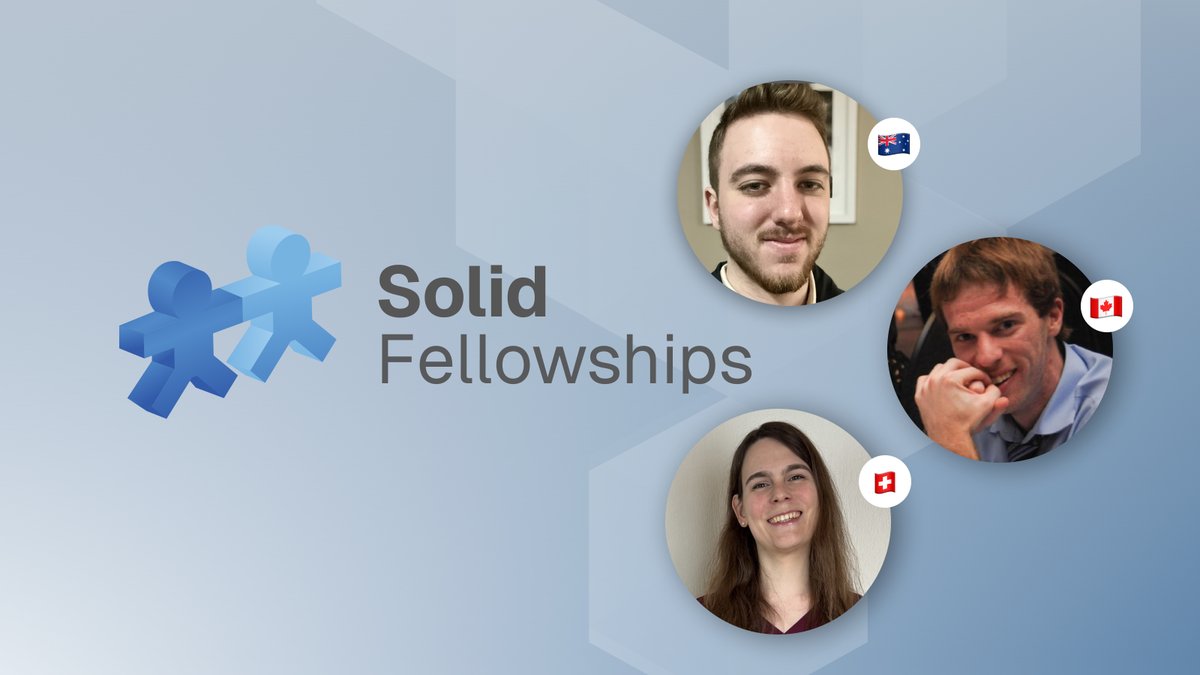 We're excited to announce three new Solid Fellowships focused exclusively on supercharging SolidStart development!

Thanks to the amazing people at <a href="/Anomaly_Inv/">Anomaly</a> for making this happen. 🥳🙌

Fun Fact: Solid has given out US$45,000 in Fellowship funding since Sep 2022! 🤩

1/4
