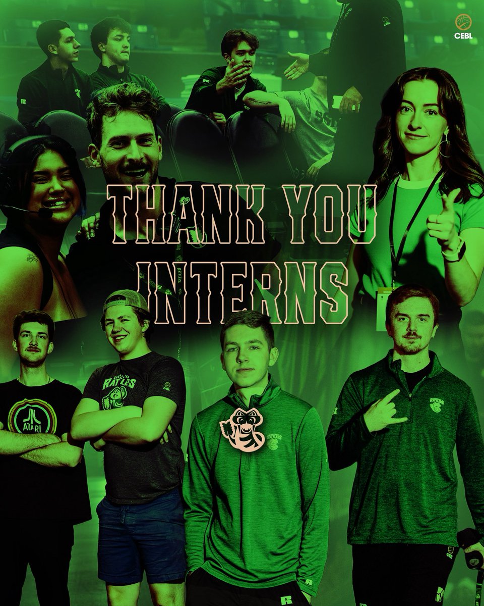 Interns - We couldn't have done it without you! ⁣Thanks for all of your support this season, good luck with your next opportunities!⁣
⁣
If you would like to apply for an internship - visit therattlers.ca/join-the-team⁣
⁣⁣
#YearOfTheSnake | #PullUp