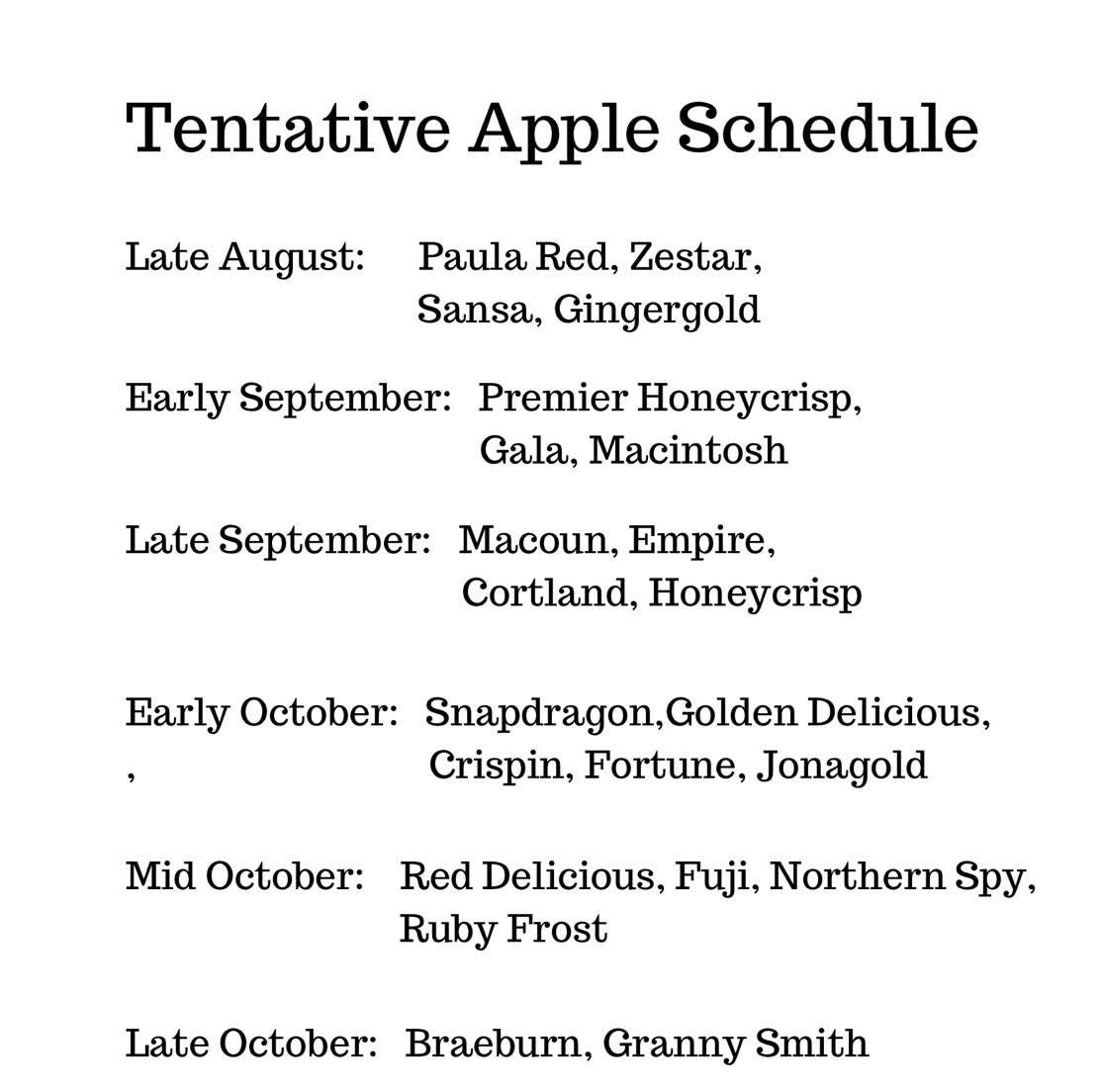 🍎 Schedule Drop ⚡️