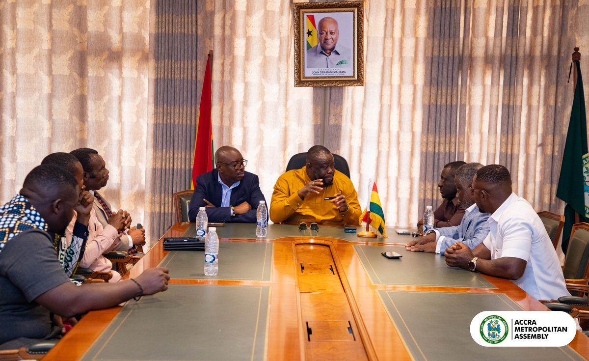 Church of Pentecost "Ministry to Celebrities" call on Mayor of Accra to  extend fellowship, prayer

ama.gov.gh/news-details.p…