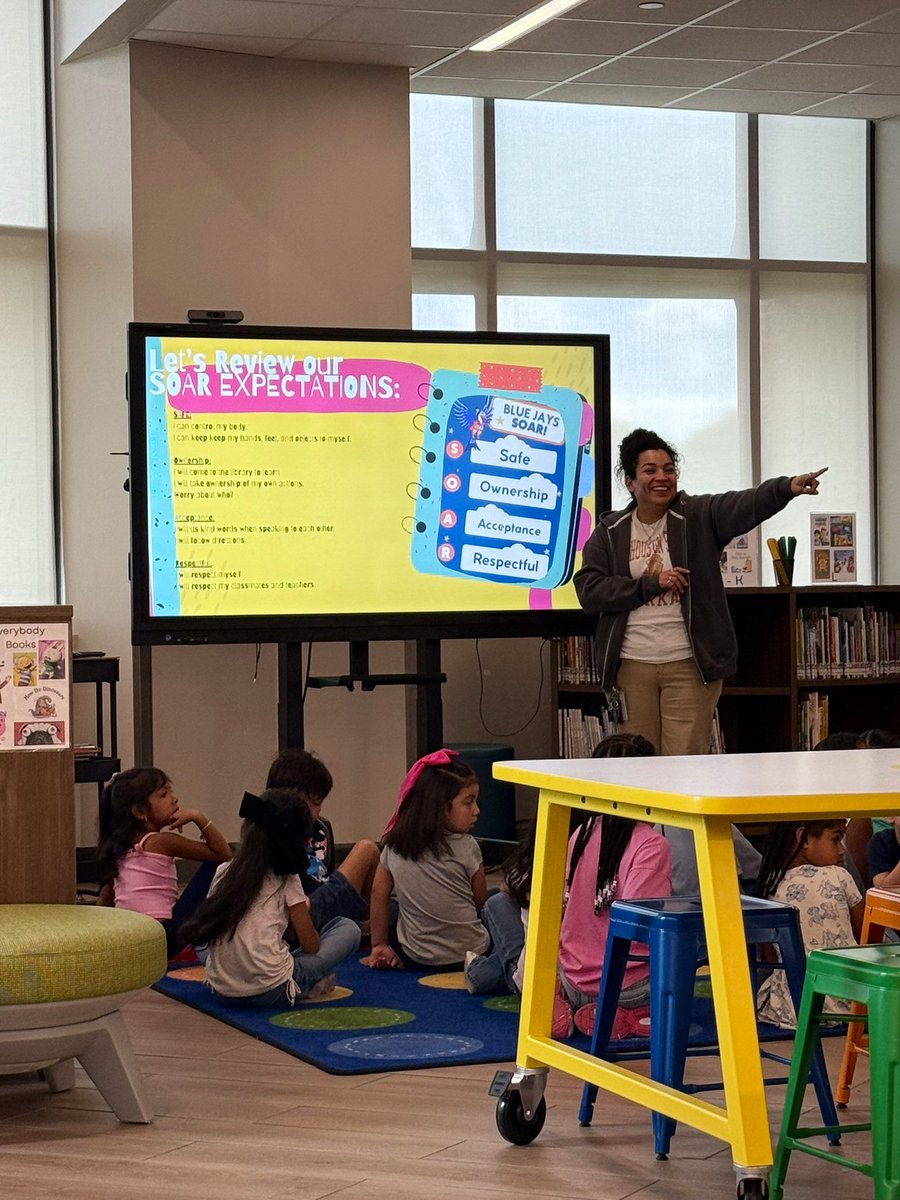 Kevin Molander, M. Ed. (@mrmolander) on Twitter photo Reviewing SOAR expectations at the beginning of our library lesson for the WIN! <a href="/HumbleISD_ACE/">Autumn Creek Elementary</a> <a href="/HumbleISD_lib/">Humble ISD Libraries</a> Reviewing SOAR expectations at the beginning of our library lesson for the WIN! <a href="/HumbleISD_ACE/">Autumn Creek Elementary</a> <a href="/HumbleISD_lib/">Humble ISD Libraries</a>