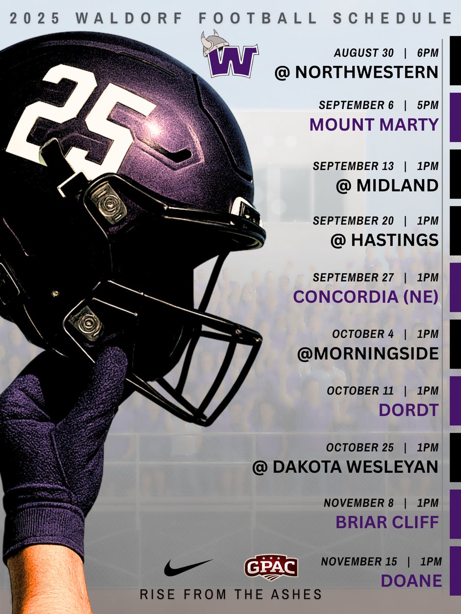 Want to see all about  the best small college football experience In America!? Come to a game-day visit at Waldorf University this Fall! Contact me with interest