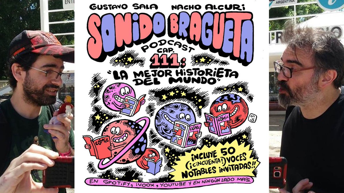 Llegó el episodio más GRANDE de nuestra historia. Artistas, periodistas y otros seres notables nos cuentan cuál es su historieta favorita y por qué. CINCUENTA opiniones calificadas en iVoox, Spotify o aquí abajo:
youtu.be/RNZqtTEfVoQ