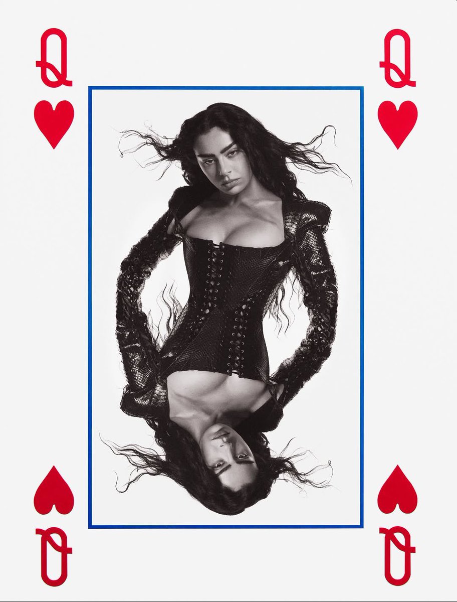 infocharlixcx's tweet image. Queen of Hearts, Charli xcx for Pop Magazine.