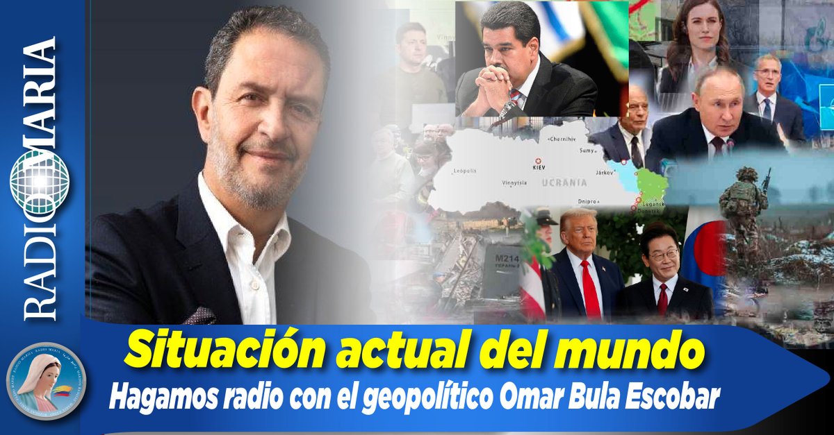 rmariacolombia's tweet image. 🎥 #Videopodcast Si Se Lo Perdió, te compartimos el episodio Estreno del programa #HagamosRadio con el análisis de la situación actual del mundo 🌍 con el invitado, el geopolítico @omarbula IMPERDIBLE

▶ Youtube: youtu.be/nbpwSY7wwaA 👈

🎧Spotify: open.spotify.com/episode/2fZTds… 👈