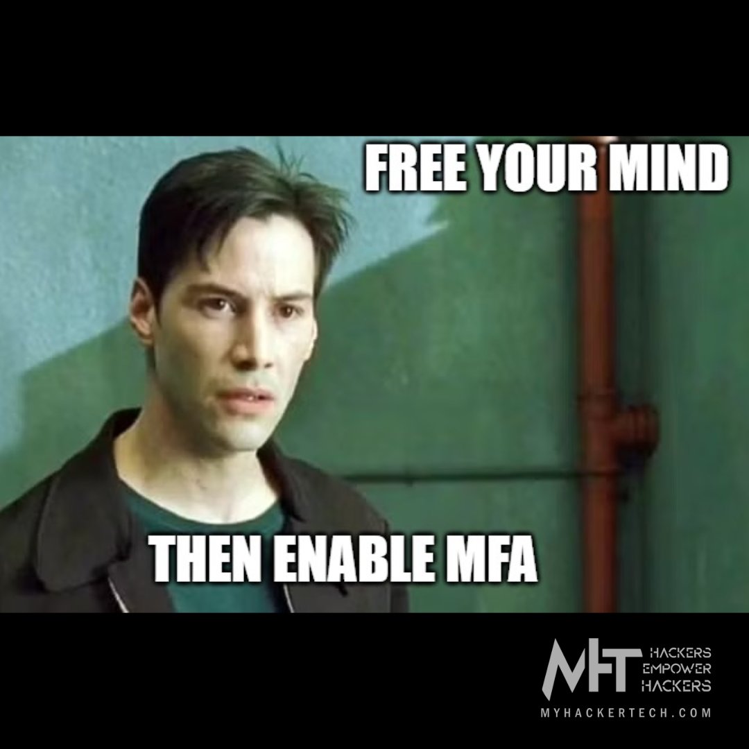 Free your mind—then enable MFA