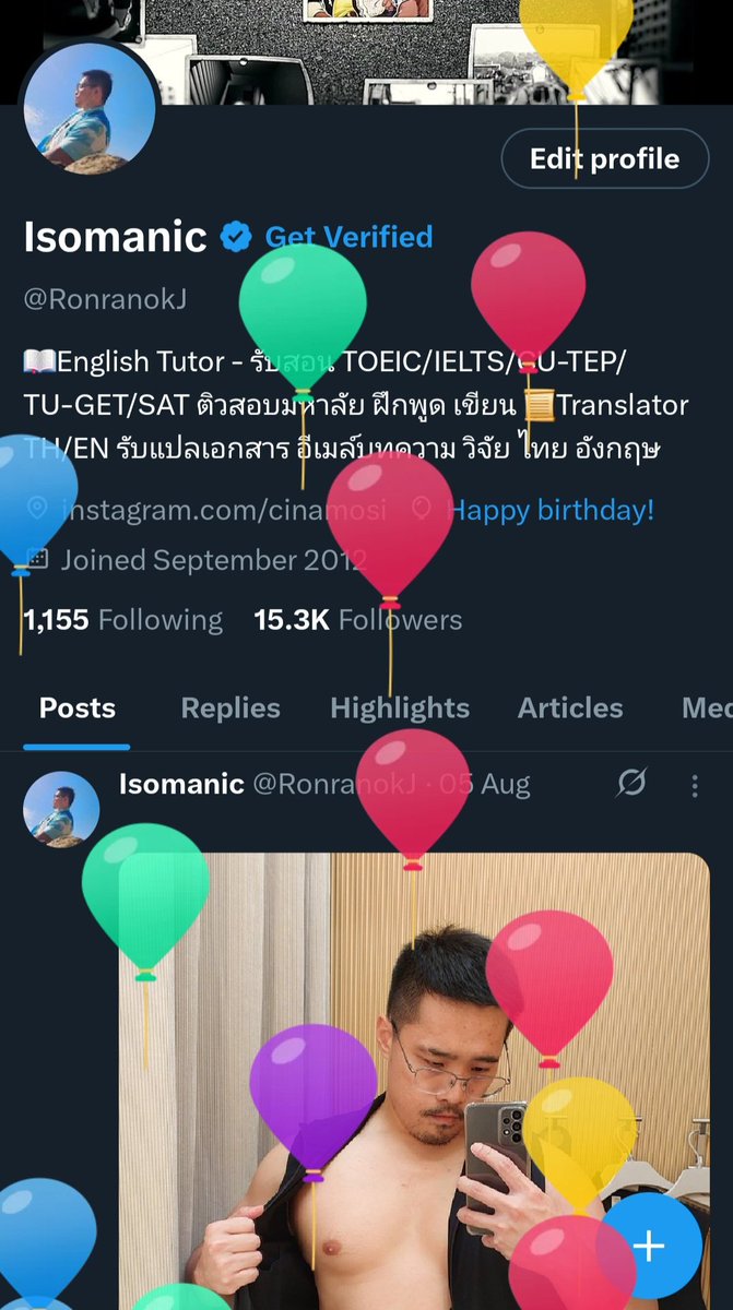 Happy Balloon Day to me! 🤗