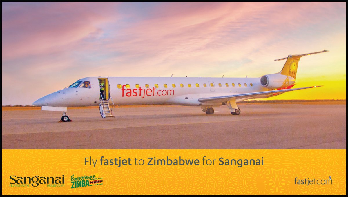 fastjet's tweet photo. #flyfastjet to Zimbabwe for the Sanganai Hlangannai World Tourism Expo, being hosted in the picturesque city of Mutare.
Book now on our website https://t.co/4X5O8yvB4q
#SanganaiHlanganani25
#Kumbanayi
#ExperienceZimbabwe
#ZimBho👍
#fastjet https://t.co/TapA1WYFK7