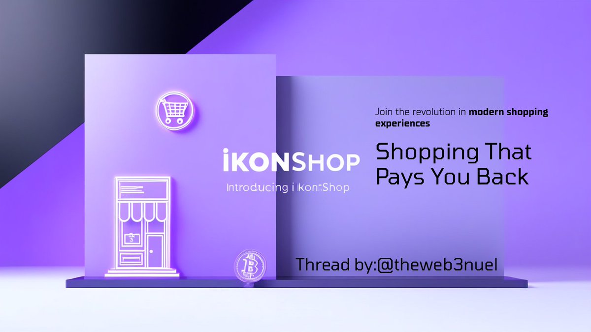 What if every single time you shopped online… you actually got PAID for it? 

Not just discounts, not just cashback
but real rewards in $IKON, the token powering a next-gen Web3 marketplace built for creators, merchants &amp; shoppers.

Welcome to <a href="/IkonShopApp/">IkonShop</a> 

A thread 🧵 👇