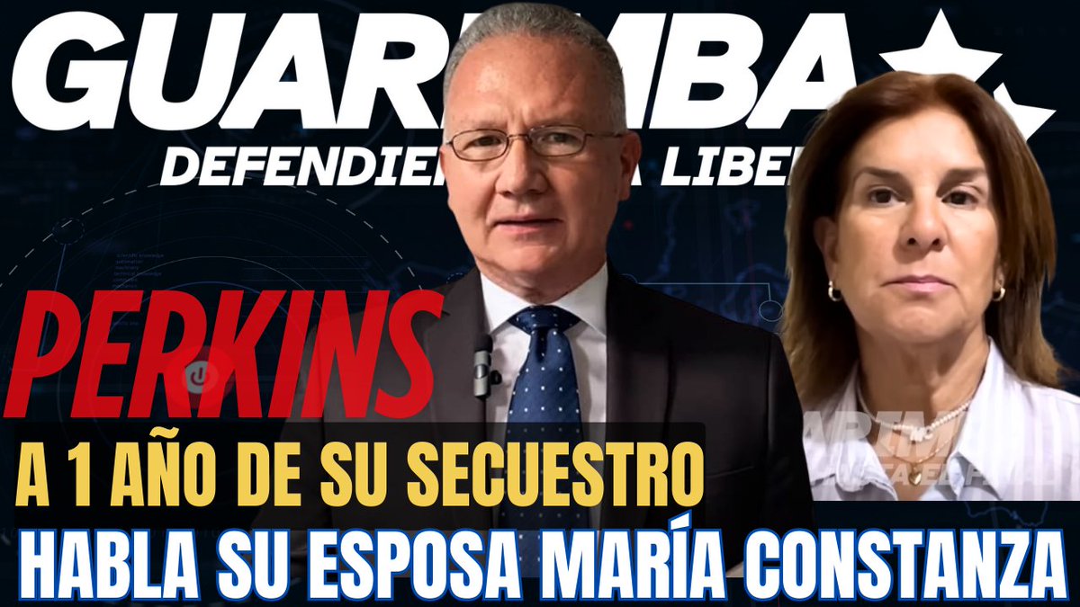Gaston Levar (@gastonlevar) on Twitter photo 1 año del secuestro de Perkins Rocha. Él con su vida le pidió ayuda al mundo para que ponga ojos en Venezuela. Él es un Patriota!. Habla con nosotros en vivo la esposa de Perkins, Maria Constanza Cipriani.
<a href="/MaCostanzaCR/">Buscando Ciudadanos</a> <a href="/PerkinsRocha/">Perkins Rocha</a> <a href="/ChacoCma/">CHACO</a> <a href="/hacemosguarimba/">Guarimba Digital - by Bowery</a> <a href="/MariaCorinaYA/">María Corina Machado</a> 1 año del secuestro de Perkins Rocha. Él con su vida le pidió ayuda al mundo para que ponga ojos en Venezuela. Él es un Patriota!. Habla con nosotros en vivo la esposa de Perkins, Maria Constanza Cipriani.
<a href="/MaCostanzaCR/">Buscando Ciudadanos</a> <a href="/PerkinsRocha/">Perkins Rocha</a> <a href="/ChacoCma/">CHACO</a> <a href="/hacemosguarimba/">Guarimba Digital - by Bowery</a> <a href="/MariaCorinaYA/">María Corina Machado</a>