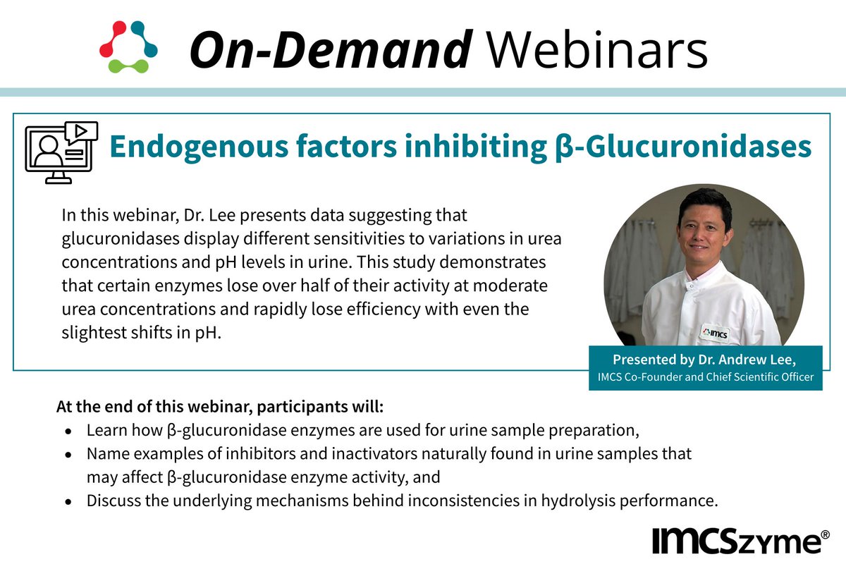 IMCS_biotech's tweet image. 📹🖥️Need a productive distraction today? Watch this  #IMCSzyme webinar discussing what you need to look out for when using enzymatic hydrolysis for your workflows. Click the link here to access the full on-demand webinar👉bit.ly/4oWr9DI