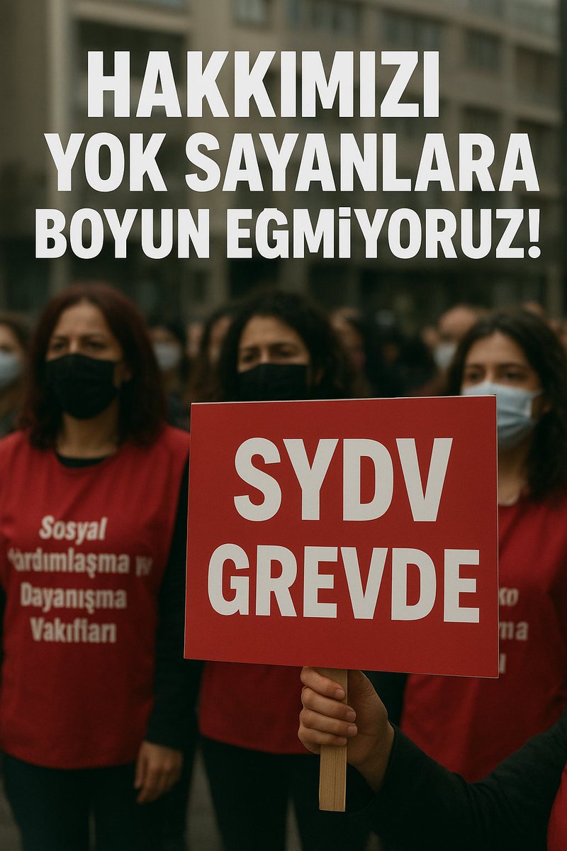 Devletle vatandaş arasında köprü olduk, ama köprüyü inşa edenlerin hakkı gasp ediliyor. Bu köprüyü ayakta tutan emeğe sahip çıkın!
<a href="/alemdareyup/">Eyüp Alemdar</a> <a href="/MahinurOzdemir/">Mahinur Özdemir Göktaş</a> #SYDVGreveGidiyor <a href="/tcailesosyal/">T.C. Aile ve Sosyal Hizmetler Bakanlığı</a>