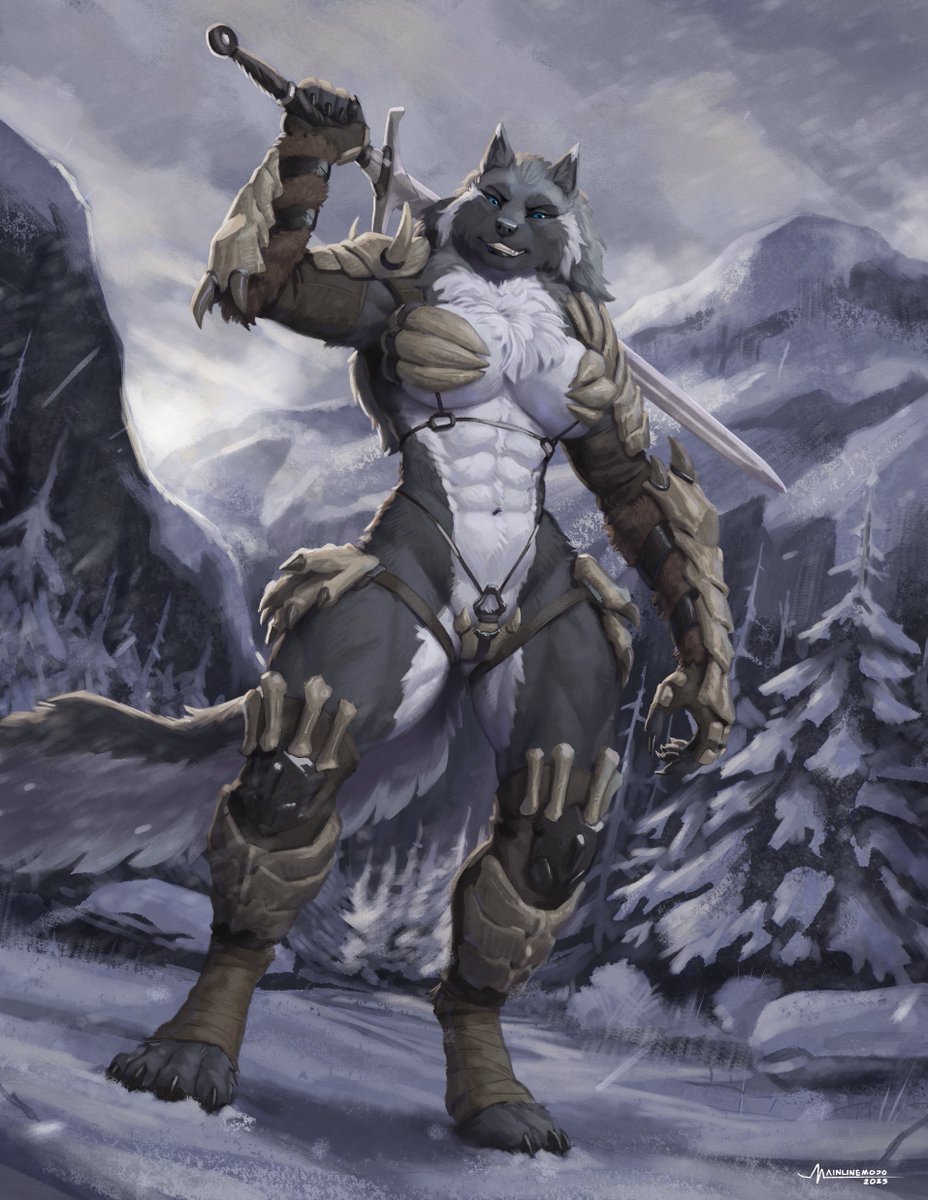 Eleniel
WereWolf 
Slightly Modded

(Com for Wharblgharbl)