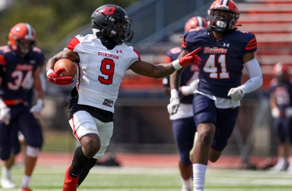 #AGTGOD After a great call with <a href="/coach_knapp/">Scott Knapp</a> I’m blessed to receive my fifth offer from <a href="/DCRedDevilFB/">Dickinson Football</a> <a href="/Coach_Sug/">Tom Sugden</a> <a href="/T_Roken/">Tim Roken</a>