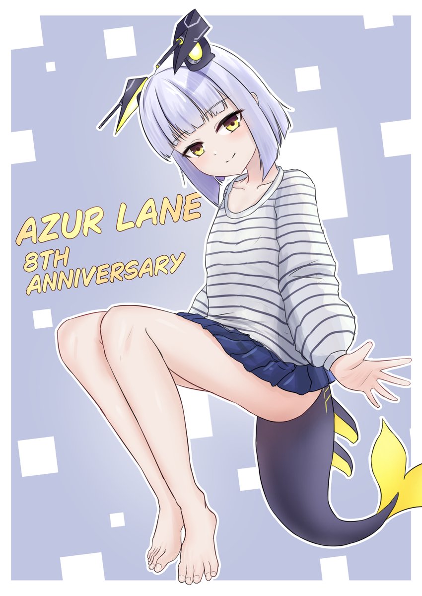 アズールレーン8周年おめでとうございます！

そしてスカベンジャーちゃん育成ヤッター！！！！！

そんなわけで私服スカベンジャーちゃんです。尻尾生えてたんだね

#アズレン8周年アート
<a href="/azurlane_staff/">アズールレーン公式</a>