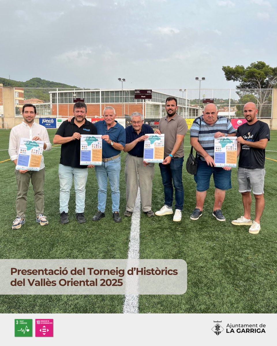 Ajuntament de la Garriga 🎗️ (@ajlagarriga) on Twitter photo ⚽️ #LaGarriga acull, del 29/8 al 6/9, el Torneig d’Històrics del Vallès Oriental 2025, amb la participació de 12 equips masculins i 6 de femenins.
🏆 Es tracta de la 14 edició en categoria masculina i la 4a en femenina. ⚽️ #LaGarriga acull, del 29/8 al 6/9, el Torneig d’Històrics del Vallès Oriental 2025, amb la participació de 12 equips masculins i 6 de femenins.
🏆 Es tracta de la 14 edició en categoria masculina i la 4a en femenina.