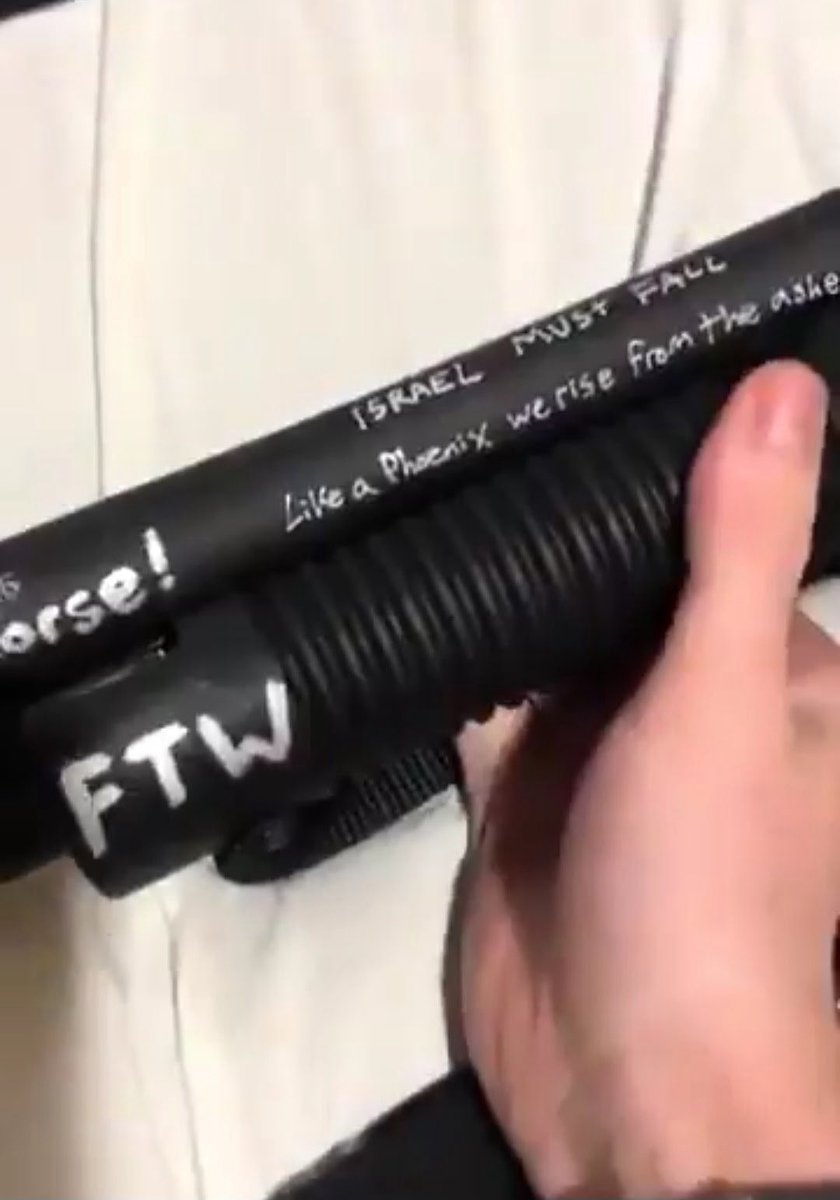 Laura Loomer (@lauraloomer) on Twitter photo Also written on the shooter’s gun today;
“Israel Must Fall”
I guess you could say this shooter really loved his Congresswoman.
Ilhan Omar.
How fitting.
Looks like you had a big fan, <a href="/IlhanMN/">Ilhan Omar</a>! Also written on the shooter’s gun today;
“Israel Must Fall”
I guess you could say this shooter really loved his Congresswoman.
Ilhan Omar.
How fitting.
Looks like you had a big fan, <a href="/IlhanMN/">Ilhan Omar</a>!