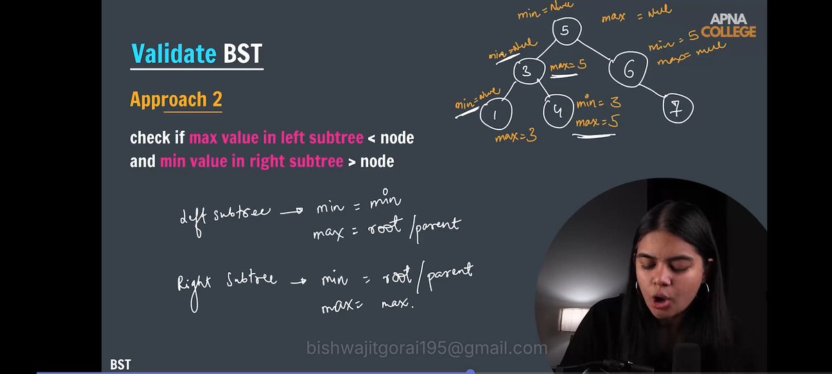 BishwajitG03's tweet image. Day 59โ60 | #100DaysOfCode
โจ Learned key concepts in Binary Search Trees (BST):
Delete a Node ๐๏ธ
Print in Range ๐
Root to Leaf Paths ๐ฑ
Validate BST โ
Thanks to @ShradhaKhapra_ ma'am for the continuous guidance ๐
#DSA #BinarySearchTree #CodingJourney #ApnaCollege #java