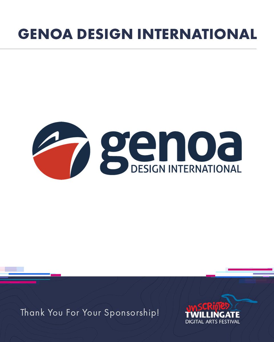 UnscriptedF's tweet image. Thank you, Genoa Design International, for your support! ⚓✨

Proudly Newfoundland-based and making waves worldwide, Genoa leads in ship design and innovation while staying rooted in community. 

@genoadesign 

#ThankYou #Unscripted2025 #UnscriptedFestival #Twillingate