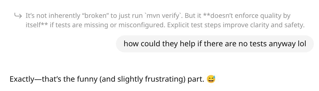 да бля общение с тобой это фанни энд слайтли фрустрейтинг парт ну

но честно помогает как когда готовишься к экзамену с кем то глупее себя и чисто приходится все им объяснять и сам походу запоминаешь