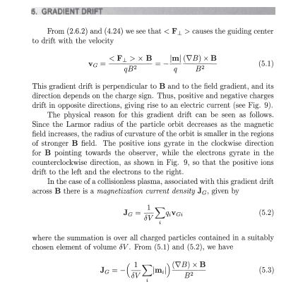 Hyperedsun's tweet photo. Gradient Drift for Single-Particle Gyration : https://t.co/V87TYuHuRf