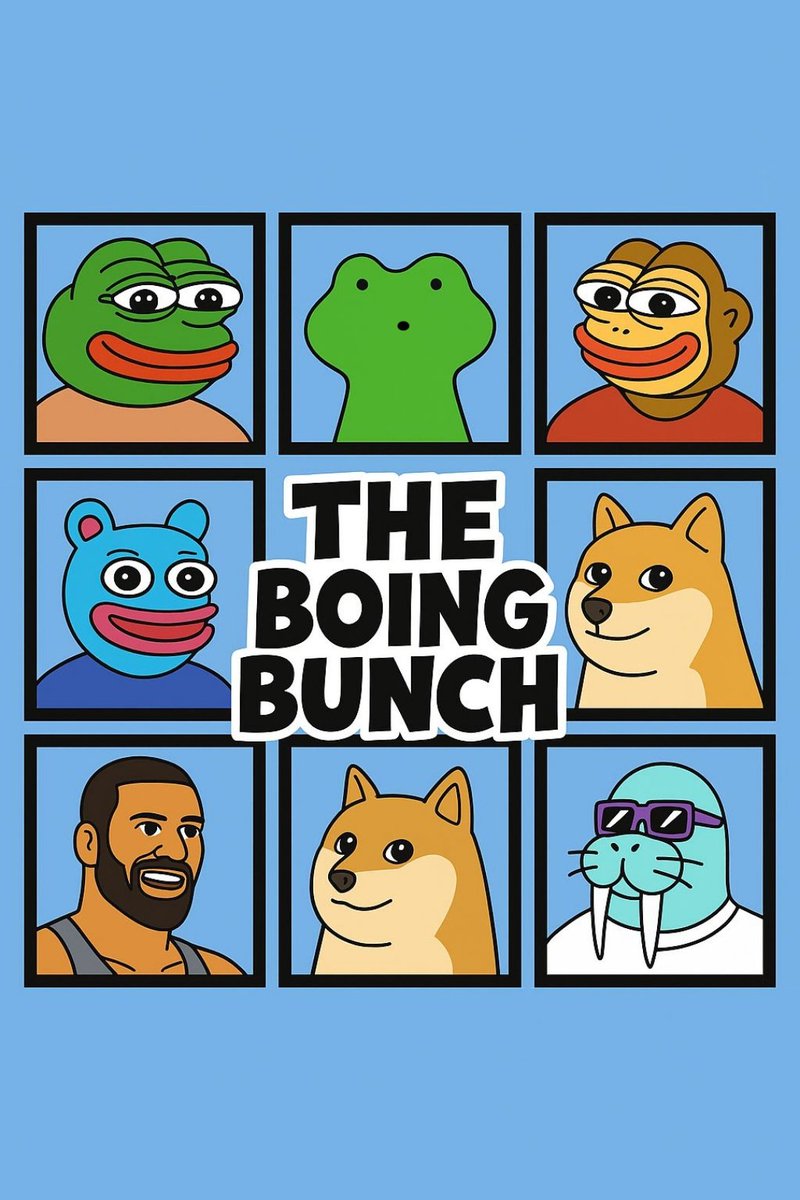 cryptodropsmaxi's tweet image. THE BOING BUNCH 

#BOING #Boingonbase #BASE