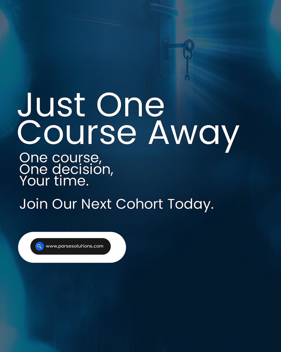 ParseSolutions's tweet image. One course could be the start of a completely new life. Kickstart your journey in Tech today!🚀🧑🏽‍💻👩🏽‍💻

Join our the September cohort, 
Visit, paraesolutions.com
.
.
.
.
.
.
.
.
.
.
#septembercohort #careerswitch #parsesolutions #explore