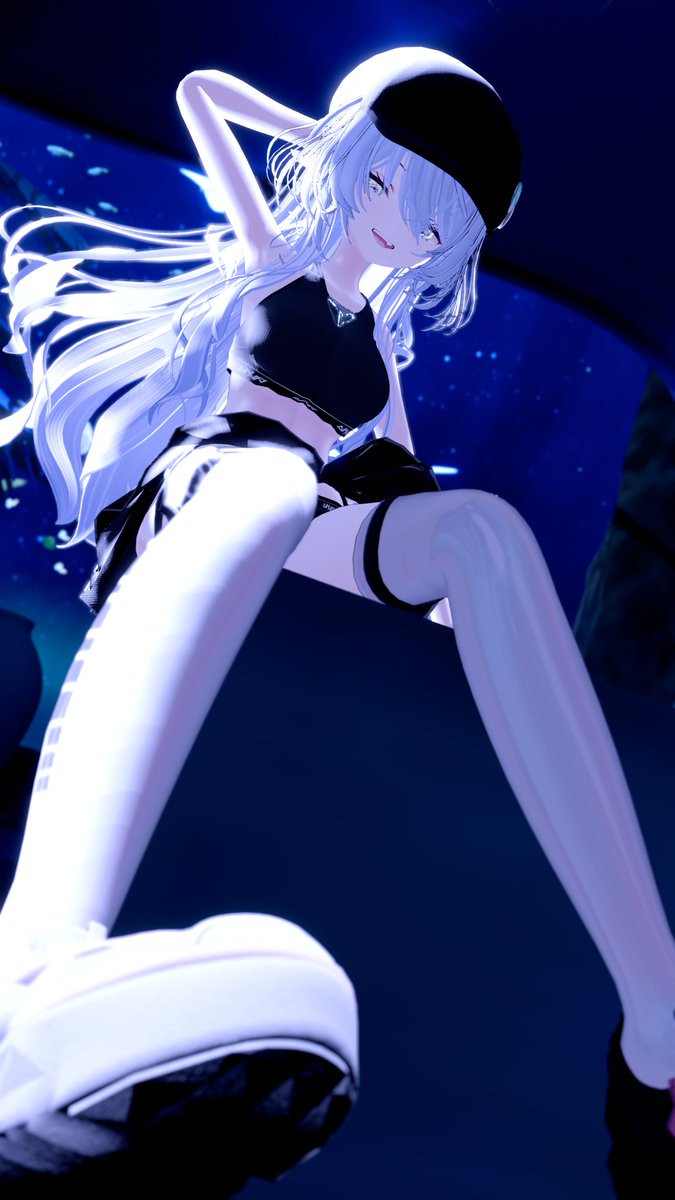 #PR
#mumu_shop 様から発売予定の【LynxnyL】
アウター無しスタイル！

#今日のルゼブルちゃん
#ルゼブル3D
World : 深海終夜
Author : ＊るう＊ 様