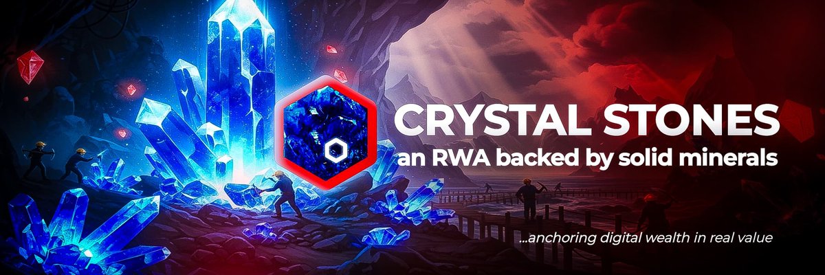 ABcrypt16's tweet photo. @TheSMCDaily @smcdao One thing is sure #CRYSTALSTONE deserves that spot in the SMC Mega Wallet.
It's backed by real assets, CEX coming, and a growing community by @crystalstones01, it’s built for the long run.
SMC + Crystal Stone = unmatched strength.
CA: 0xe252FCb1Aa2E0876E9B5f3eD1e15B9b4d11A0b00 https://t.co/GOCoDf7ev5