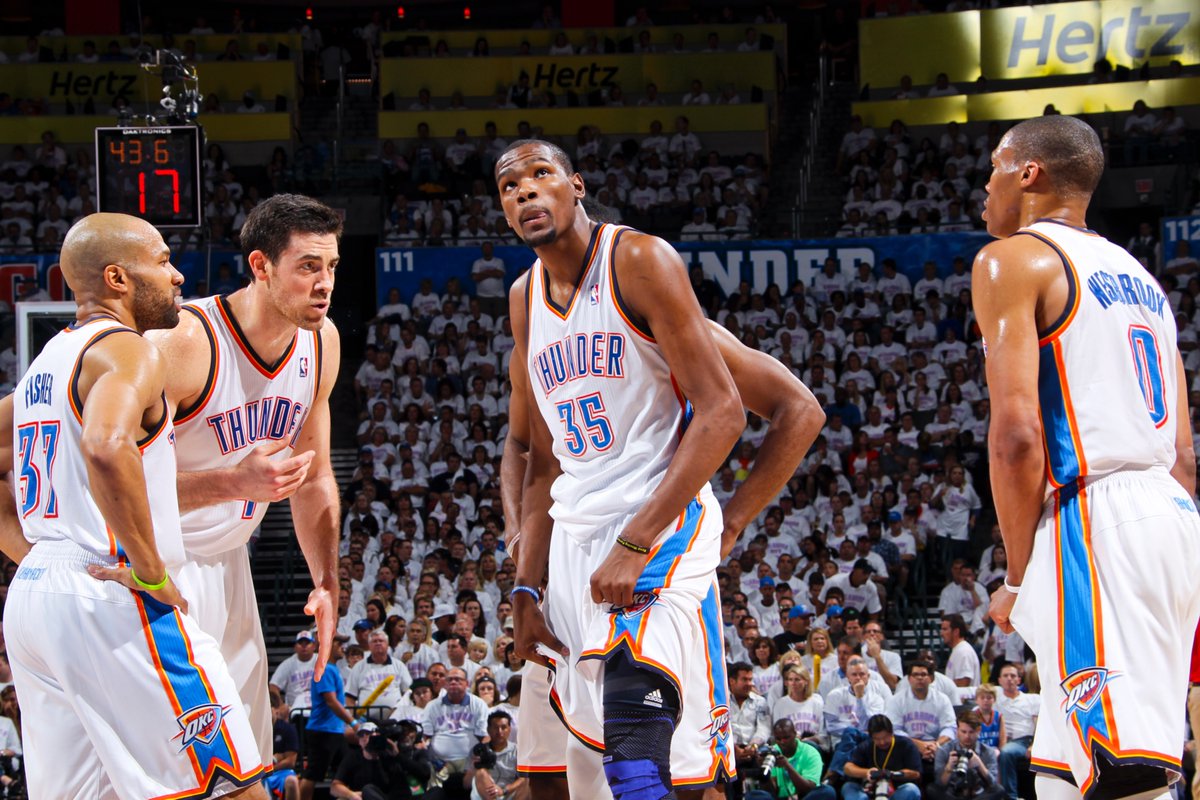 BleacherReport's tweet image. EVERY NBA TEAM’S MT. RUSHMORE THIS CENTURY (2000-2025) 🌟

THUNDER: KD, Russell Westbrook, SGA, Nick Collison

MAVS: Dirk Nowitzki, Jason Terry, Luka, Dwight Powell

NUGGETS: Jokić, Melo, Jamal Murray, Aaron Gordon

CAVS: LeBron, Kyrie, Kevin Love, Zydrunas Ilgauskas

Full list…