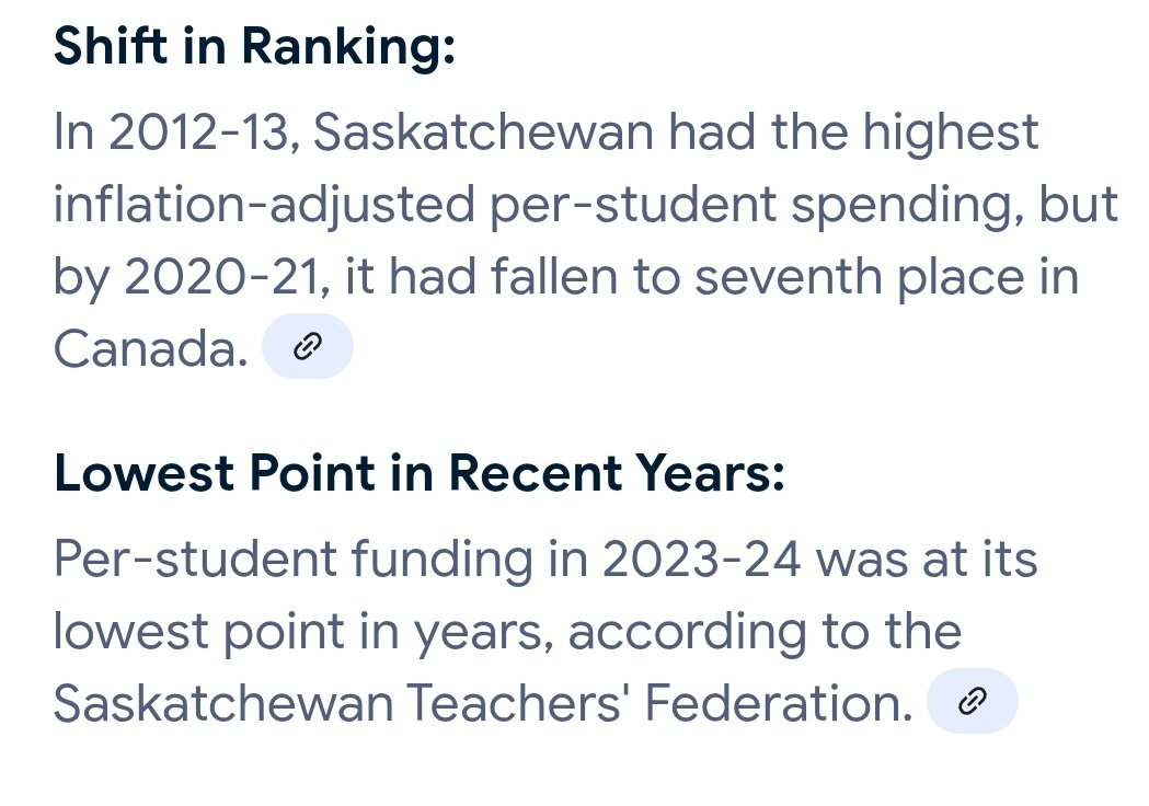 Ab Gamble ๐จ๐ฆ (@abgamble1) on Twitter photo <a href="/AOgieglo/">Dr. Adam Ogieglo ๐จ๐ฆ</a> 2nd lowest per student funding in Canada ๐จ๐ฆ. Saskatchewan has consistently gone from 1st to last. This is all on the Sask Party. <a href="/AOgieglo/">Dr. Adam Ogieglo ๐จ๐ฆ</a> 2nd lowest per student funding in Canada ๐จ๐ฆ. Saskatchewan has consistently gone from 1st to last. This is all on the Sask Party.