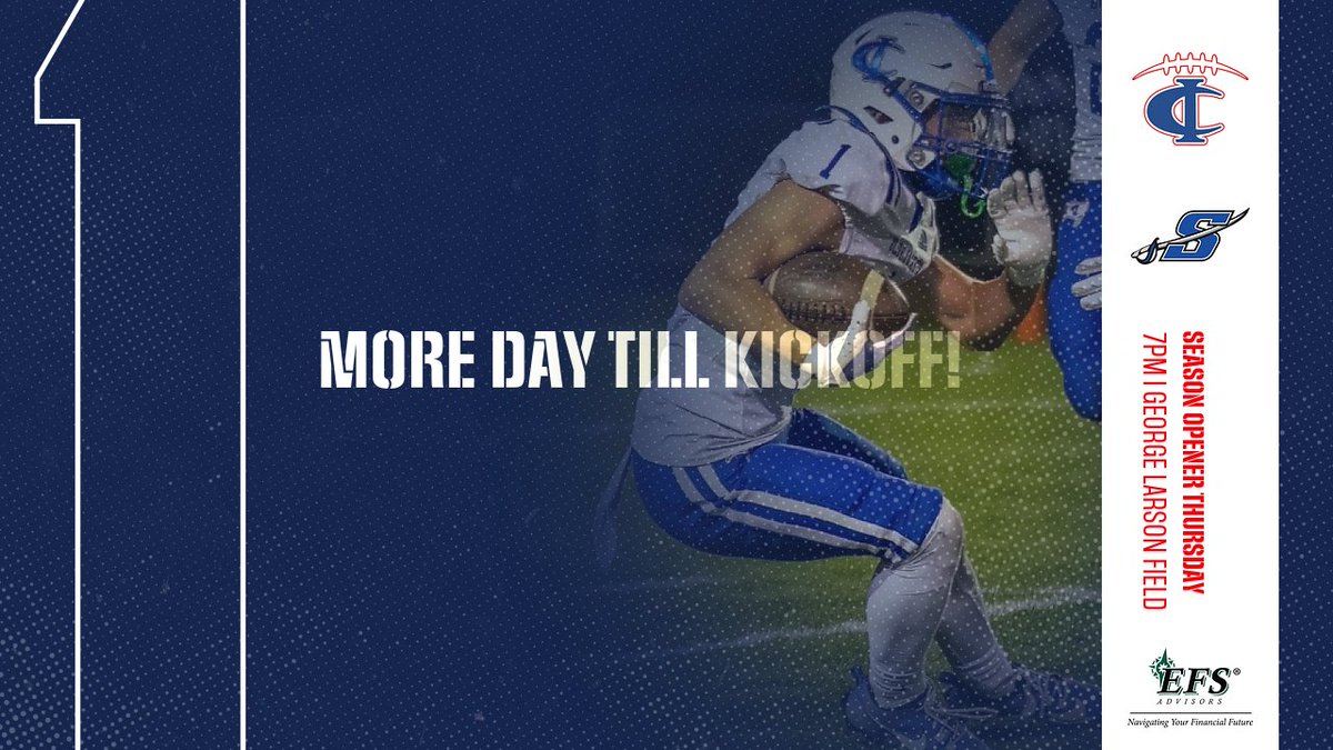 1........just one more day till kickoff!!!