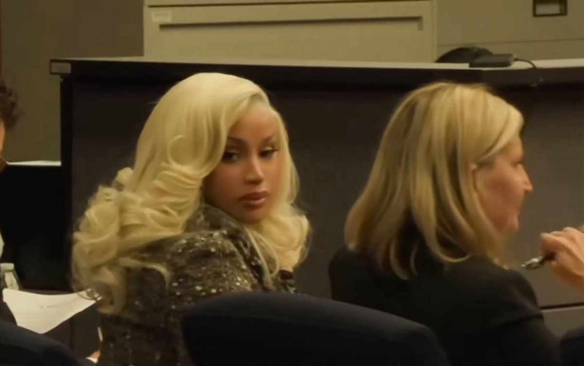 Cardi B in court got too much aura, she need a documentary atp
